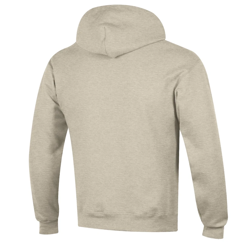 Sweat à capuche Champion Heathered Oatmeal Southern Illinois Salukis Eco Powerblend pour homme