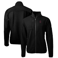 Veste polaire entièrement zippée en sherpa écologique Cascade pour homme, coupe-vent et buck, motif Salukis du sud de l'Illinois, grande taille