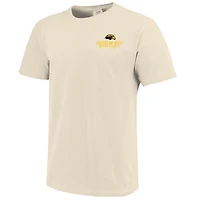 T-shirt crème pour homme avec motif mascotte des Golden Eagles de Southern Miss