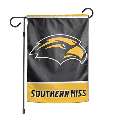 WinCraft Southern Miss Golden Eagles Drapeau de jardin double face 30,5 x 45,7 cm