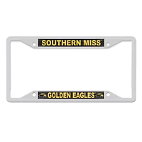 WinCraft Southern Miss Golden Eagles Cadre de plaque d'immatriculation couleur chrome