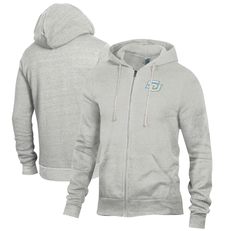 Sweat à capuche zippé Rocky gris chiné pour homme, motif Jaguars de l'Université du Sud