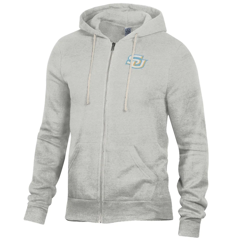 Sweat à capuche zippé Rocky gris chiné pour homme, motif Jaguars de l'Université du Sud