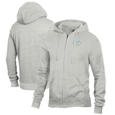 Sweat à capuche zippé Rocky gris chiné pour homme, motif Jaguars de l'Université du Sud