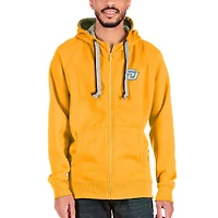 Sweat à capuche zippé Victory pour homme des Jaguars de l'Université Southern d'Antigua Gold