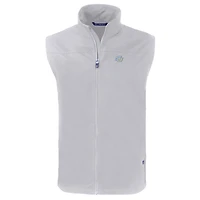 Men's Cutter & Buck  Gray Southern University Jaguars Charter Eco Recycled Full-Zip Vest