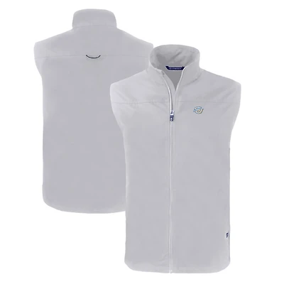 Gilet zippé entièrement recyclé pour homme, gris Cutter & Buck, des Jaguars de l'Université Southern Charter