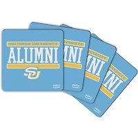Ensemble de 4 sous-verres en néoprène Southern University Jaguars Alumni