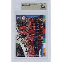 L'équipe nationale espagnole 2024 Topps est désormais vainqueur de l'UEFA Euro '24 14.07.24 #59 BGS Carte authentifiée 9.5
