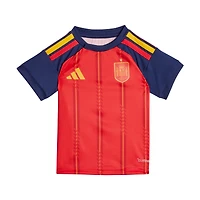 Mini-kit réplique rouge adidas de l'équipe nationale espagnole pour la Coupe du Monde FIFA 2026, domicile, bébé.