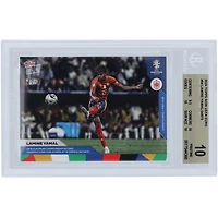 Lamine Yamal Spain National Team 2024 Topps Now UEFA Euro UEFA European Championship Record: Youngest Ever Goal Scorer At 16 Years & 362 Days #54 BGS Authenticated 10 Rookie Card - 9.5,10,10,10 Subgrades