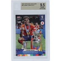 Lamine Yamal, Équipe nationale espagnole 2024 Topps, est désormais le plus jeune joueur à remporter la finale 14.07.24 #66 BGS Carte authentifiée 9.5