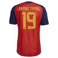 Men's adidas Lamine Yamal Red Spain National Team 2026 Home Authentic Jersey