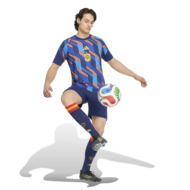 Men's adidas Navy Spain National Team 2026 Pre-Match Top