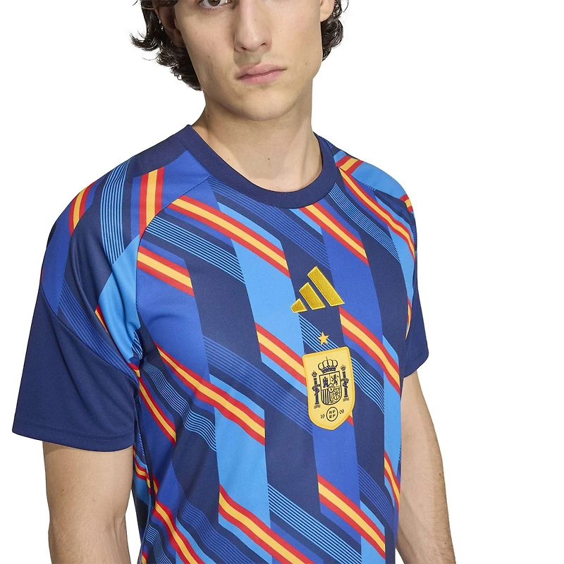 Men's adidas Navy Spain National Team 2026 Pre-Match Top
