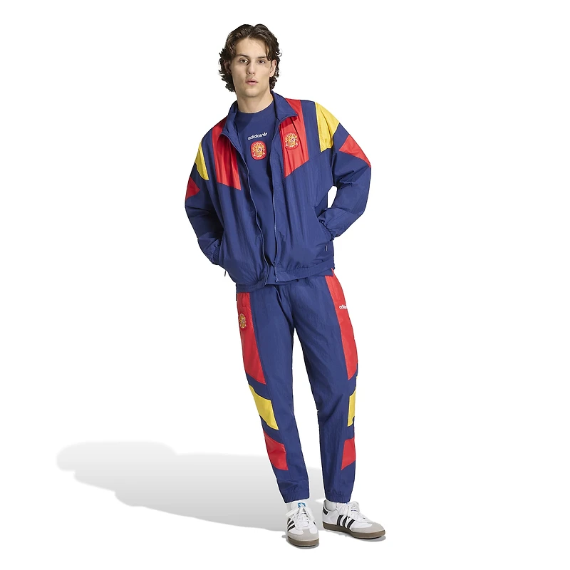 Men's adidas  Navy Spain National Team EQT Full-Zip Track Top