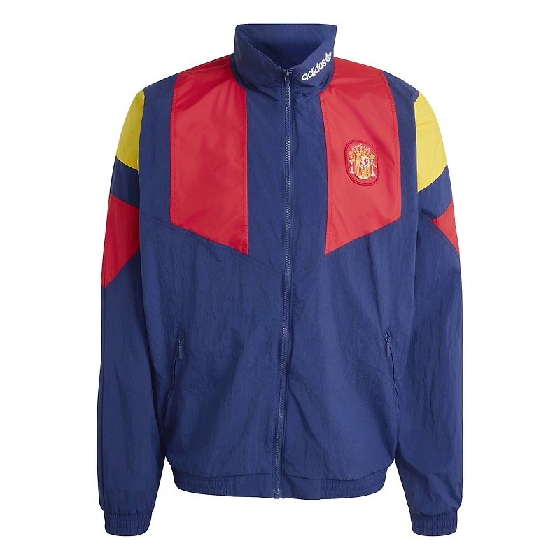 Men's adidas  Navy Spain National Team EQT Full-Zip Track Top