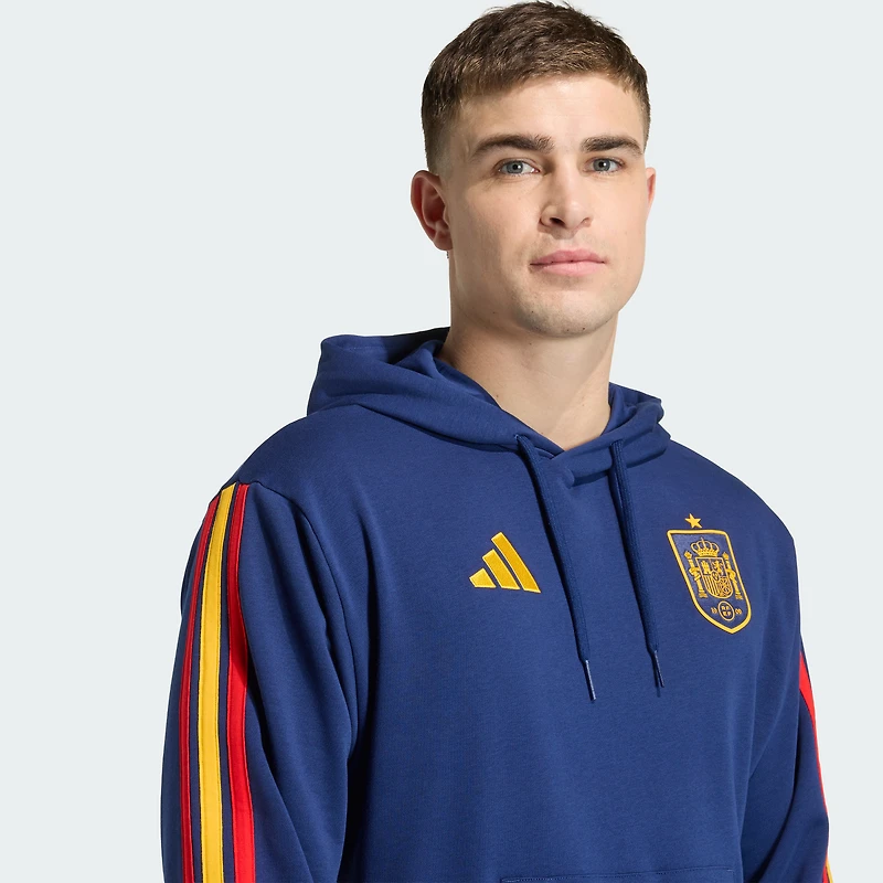 Men's adidas  Navy Spain National Team FIFA x World Cup 2026 Alphaskin Tri-Blend Hoodie