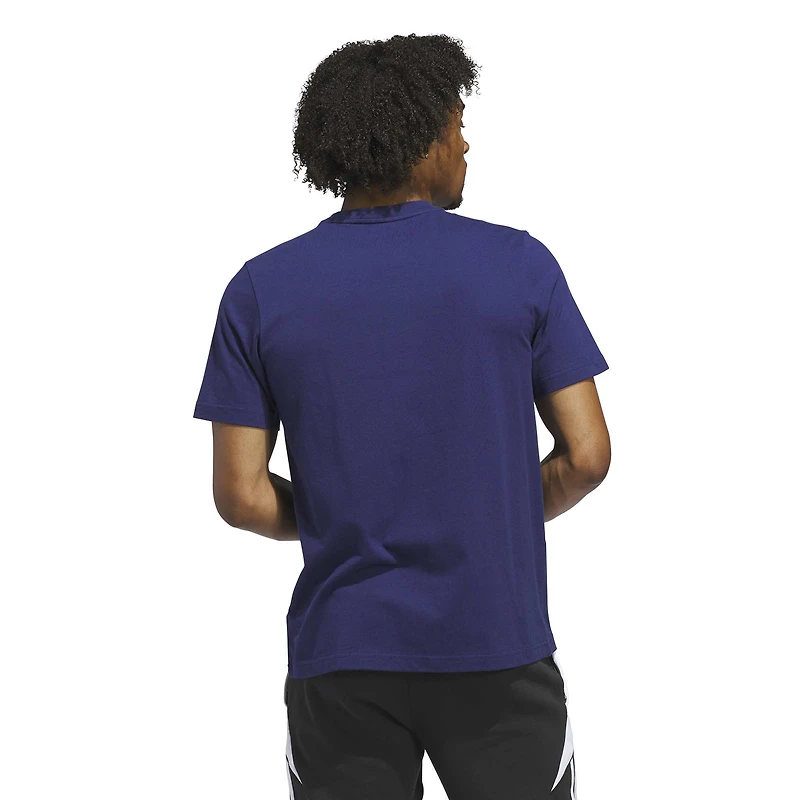 Men's adidas Navy Spain National Team Jersey Hook T-Shirt