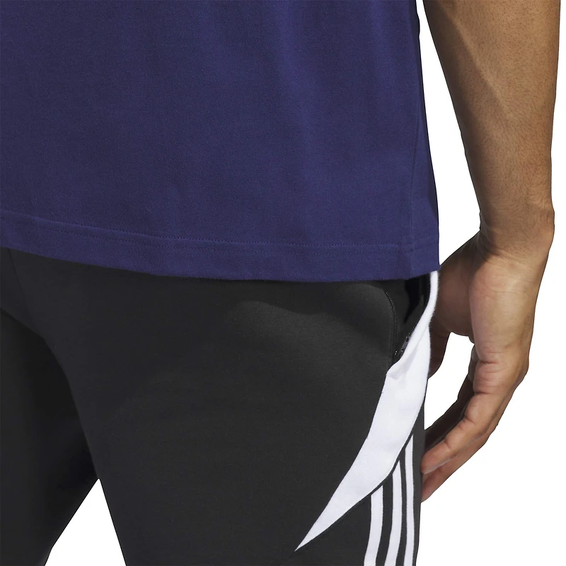 T-shirt adidas bleu marine pour homme, équipe nationale espagnole, avec logo Hook