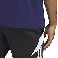 T-shirt adidas bleu marine pour homme, équipe nationale espagnole, avec logo Hook