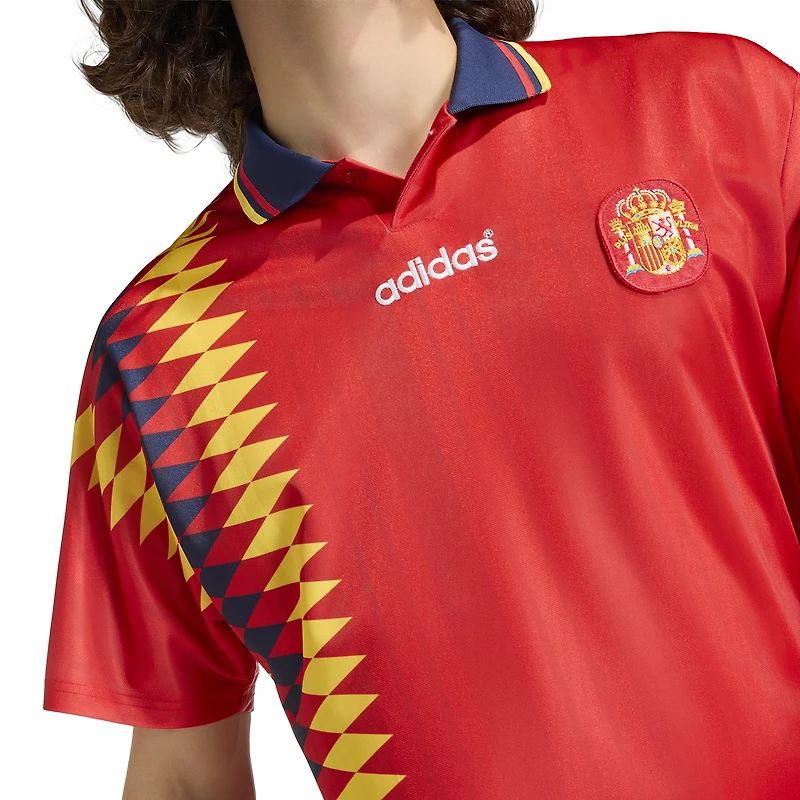 Men's adidas  Red Spain National Team 1994 Bringback Jersey
