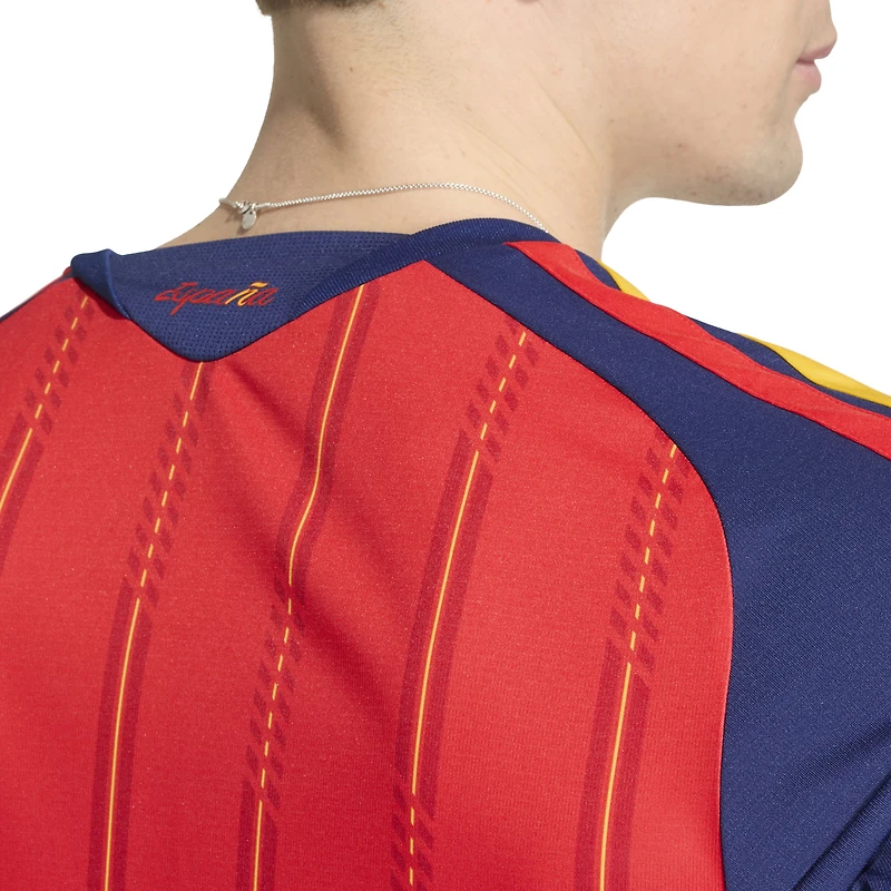 Maillot réplique domicile rouge adidas de l'équipe nationale espagnole 2026 pour homme