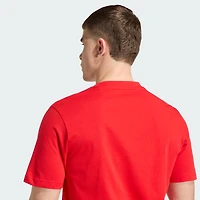 T-shirt graphique adidas Alphaskin rouge pour homme