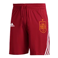 Short adidas AEROREADY à trois bandes pour homme avec écusson du club de l'équipe nationale d'Espagne rouge