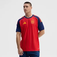 Maillot domicile authentique adidas rouge de l'équipe nationale espagnole pour homme, FIFA x Coupe du Monde 2026