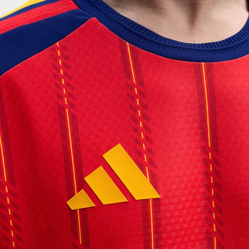 Maillot domicile authentique adidas rouge de l'équipe nationale espagnole pour homme, FIFA x Coupe du Monde 2026