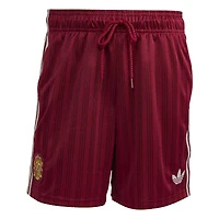 Short adidas Originals rouge de l'équipe nationale espagnole pour homme