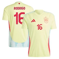 Men's adidas Rodrigo Yellow Spain National Team 2024 Away Replica Jersey