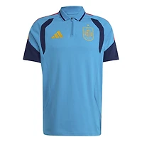 Men's adidas  Turquoise Spain National Team 2026 Tiro Training Polo