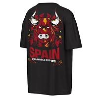 Men's Outerstuff Black Spain FIFA World Cup 2026 Rally Oversized T-Shirt