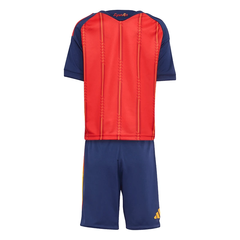 Mini-kit réplique adidas rouge de l'équipe nationale espagnole 2026 pour tout-petit