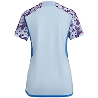 Women's adidas Blue Spain National Team 2023 Away Replica Jersey