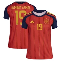 Women's adidas Lamine Yamal Red Spain National Team 2026 Home Replica Jersey