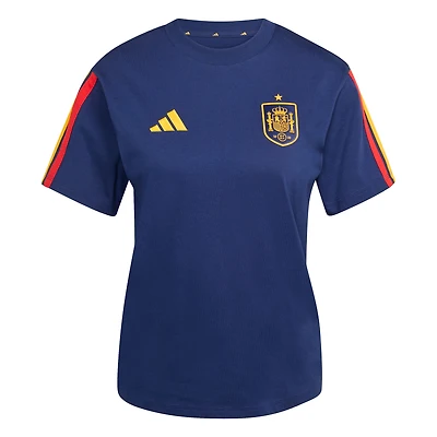 Women's adidas Navy Spain National Team FIFA x World Cup Alphaskin T-Shirt