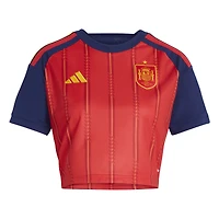Maillot domicile court réplique adidas rouge de l'équipe nationale d'Espagne pour femme, FIFA x Coupe du Monde 2026