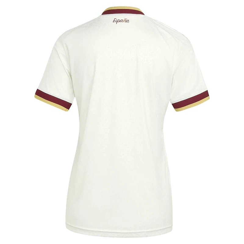 Women's adidas White Spain National Team 2026 Away Replica Jersey