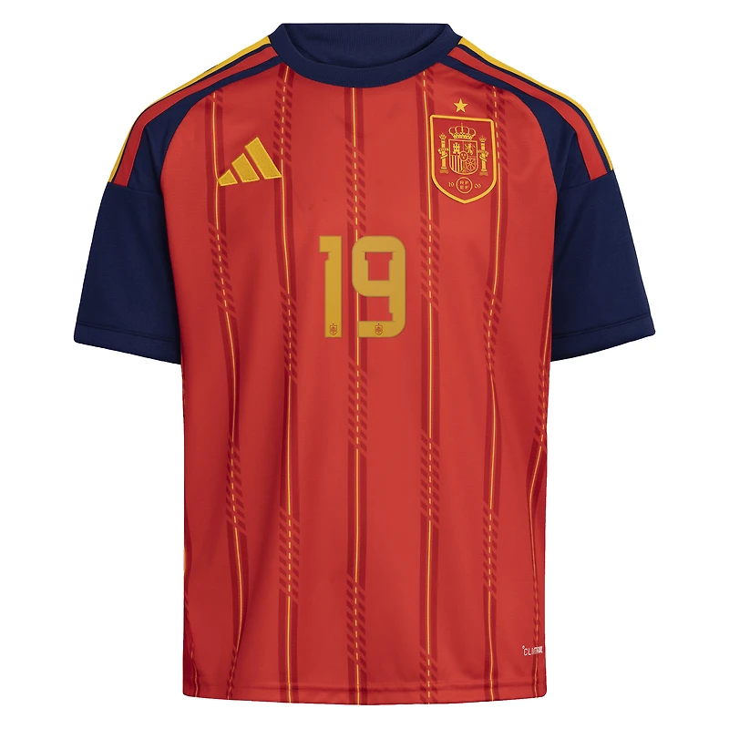 Youth adidas Lamine Yamal Red Spain National Team 2026 Home Replica Jersey