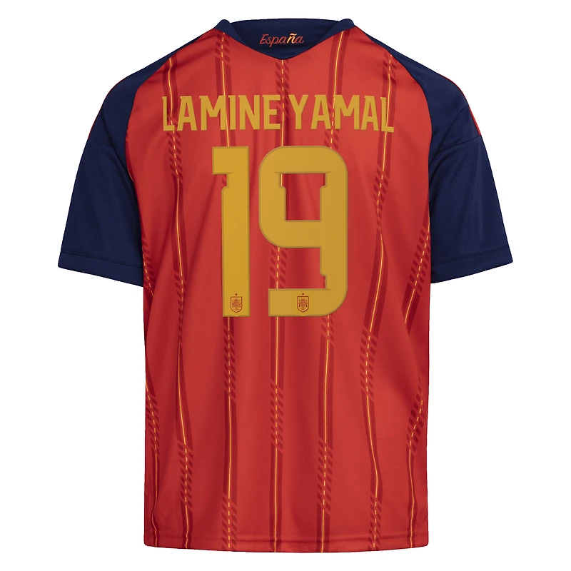 Youth adidas Lamine Yamal Red Spain National Team 2026 Home Replica Jersey