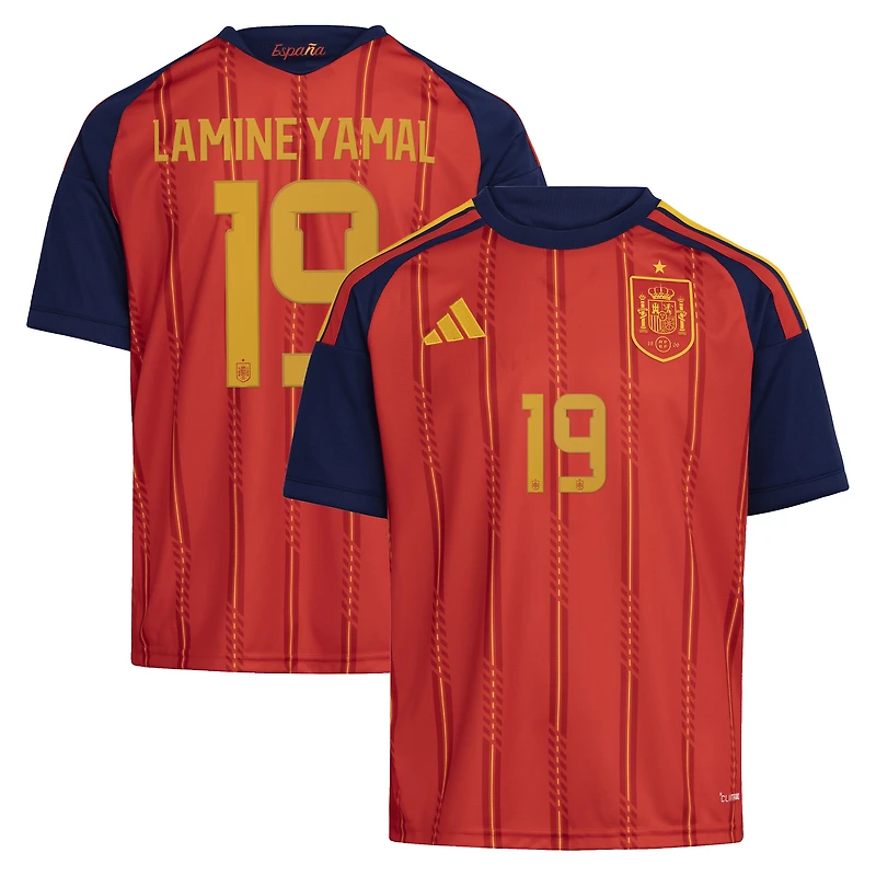 Youth adidas Lamine Yamal Red Spain National Team 2026 Home Replica Jersey