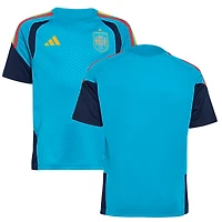 Youth adidas Turquoise Spain National Team FIFA x World Cup 2026 Tiro Training Jersey