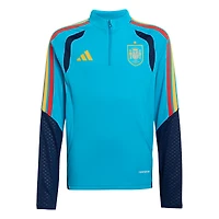 Youth adidas Turquoise Spain National Team FIFA x World Cup Tiro Training Top