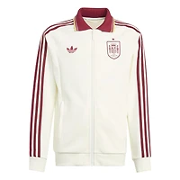 Youth adidas  White Spain National Team Away Full-Zip Anthem Jacket