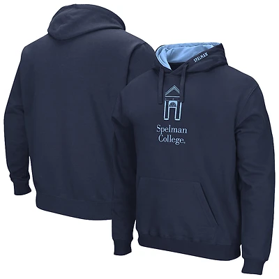 Sweat à capuche bleu marine Colosseum Spelman College Jaguars Arch & Logo 3.0 pour homme