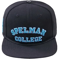 Casquette Snapback Pro Standard noire pour homme avec logo Arch Over des Jaguars du Spelman College
