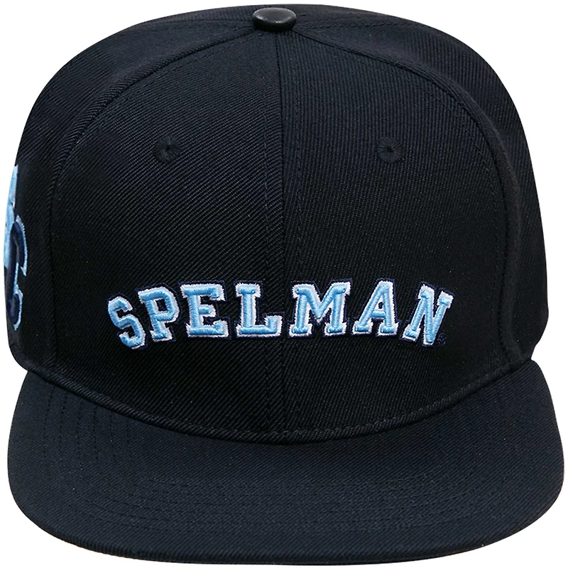 Casquette Snapback Pro Standard noire pour homme avec logo Spelman College Jaguars